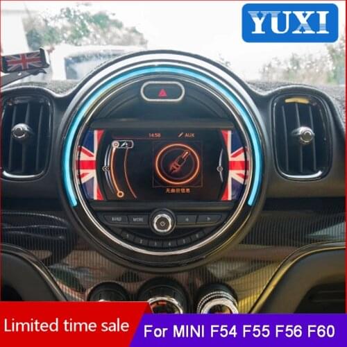 Car LCD 6.5 inches Decoration Sticker Interior Styling Accessories For BMW MINI Cooper Clubman F54 F55 F56 F57 F60 Countryman