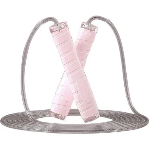 Cordless Jump Rope for Fitness Adjustable Skipping Rope Wire Jumping Rope for Workout Fitness Exercise Training