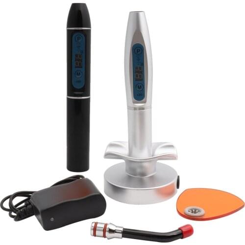 Wireless Dental Curing Light Cure Lamp Curing Machine Solidify LYA18 Silver Black
