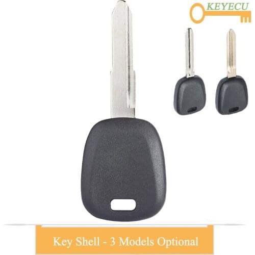 KEYECU Transponder Ignition Car Key Shell Case for Suzuki Swift Vitara Ignis SX4 Jimny Grand Liana, Fob TOY43/ HU133/ SZ18 Blade