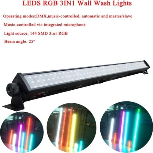 Color of Music LED RGB 3IN1 Wall Wash Lights Projection Lighting Party Club Disco Light For Christmas Indoor Stage Effect Lights
