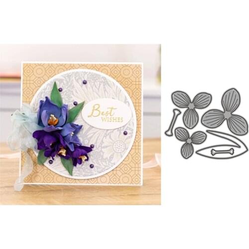 Flowers and Leaves Metal Cutting Dies for Scrapbooking Handmade Tools Mold Cut Stencil New 2021 DIY Card Make Mould Model Craft