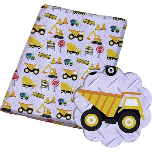 Diy 50 * 140CM/piece cartoon pattern polyster and cotton fabric patchwork printed fabric polyester children home textile sewing