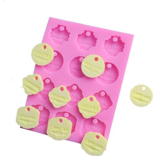 Letter mold chocolate turning sugar cake decoration baking tools handicraft resin mold soap mold