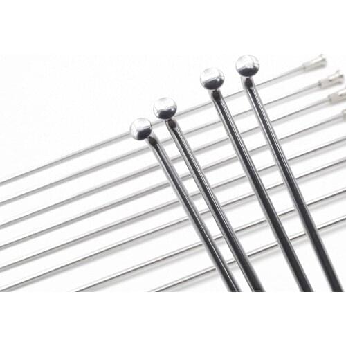 JQORG Spokes 10G Diameter 3.2mm J-bend Electric Motorcycle Spokes 304 Stainless Steel Material Sliver Color Electric Bike Spokes