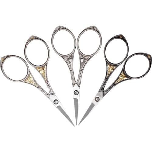 Classsic Sunflower Sewing Scissors Fabric Cutting Stainless Steel Scissors Stitch Scissors Sewing Tools