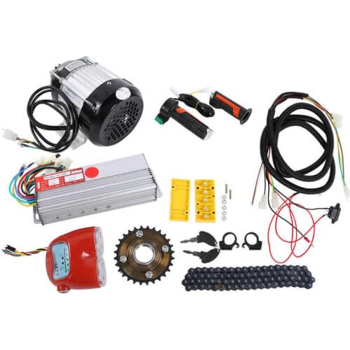 Electric Bike Motor Kit 48V 800W DC Brushless Motor Sine Controller Electric Bike Tricycle Scooter DIY Motor Conversion Kit