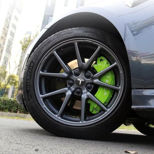 1set New 18/19inch Tesla logo Brake Caliper Covers Modified calipers for Tesla model 3 2017-2019 Car Modification Accessories