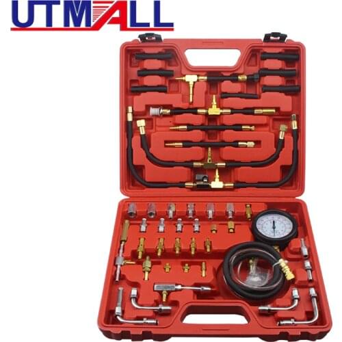 TU-443 Deluxe Manometer Fuel Injection Pressure Tester Gauge Kit system 0-140 psi