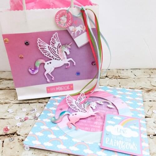 Panalisacraft Little Unicorn Metal Cutting Dies Craft Dies Scrapbooking Card Making Album Embossing Stencil Die Cut Decoration