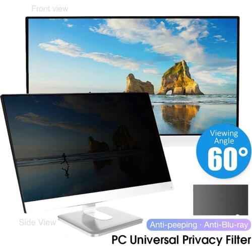 21-24 Inch Desktop Computer Monitor Privacy Filter Anti-Blue Film Screen Protector 30 Degree Protection Film LCD Protective Film