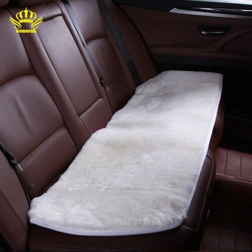 Car interior accessories Car seat covers sheepskin fur cute cushion styling auto covers 5 color FOR BACK SEAT 2015 NEW HTC001