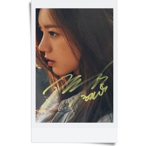 Signed GIRLS DAY Girls Day Lee Hye-ri autographed original photo 4 photos set 6 inches freeshipping 062017