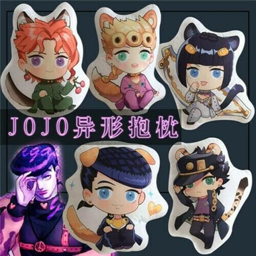 Cosmile Anime Jojos Bizarre Adventure Kakyoin Noriaki Bucciarati Jotaro Pillow Limited Doll Toy Bag Strap Cute Lovely Gift