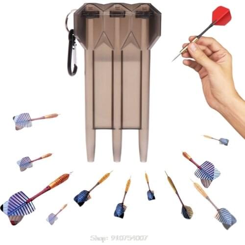 Portable Nylon Dart Case Dart Box for steel Tip Darts Soft Tip Darts White N13 20 Dropship