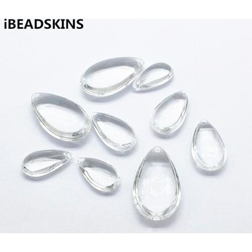 New arrival! (choose size) Clear acrylic Drop shape beads for Earrings parts,hand Made Jewelry Findings & Components