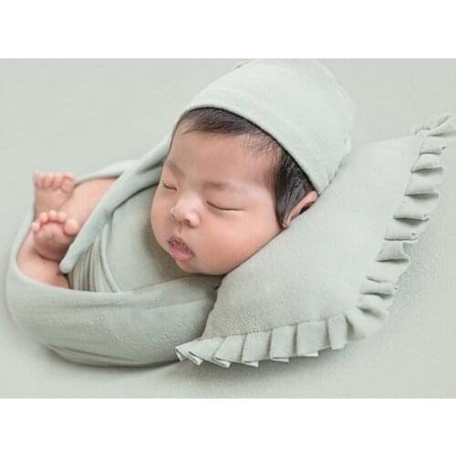 Newborn baby photo photography props shooting pillow hat wraps infant studio accessories