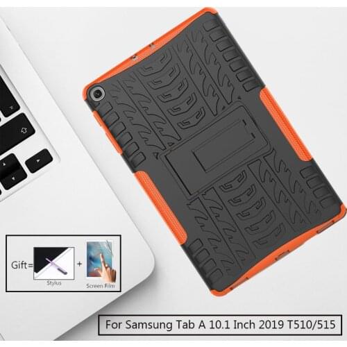 Amor Heavy Duty Silicone Hard PC Shockproof Case Stand Tablet Cover For Samsung Galaxy Tab A 10.1 Inch 2019 T510/515 SM-T515