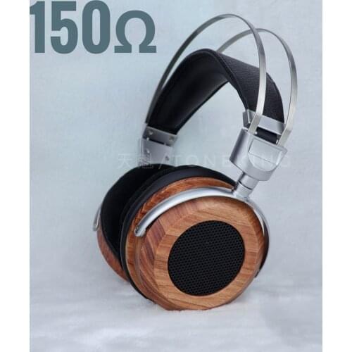 TONEKING L8 Walnut 150 ohm high-impedance Dual Dynamic Headset Monitor Headset DJ Headphone