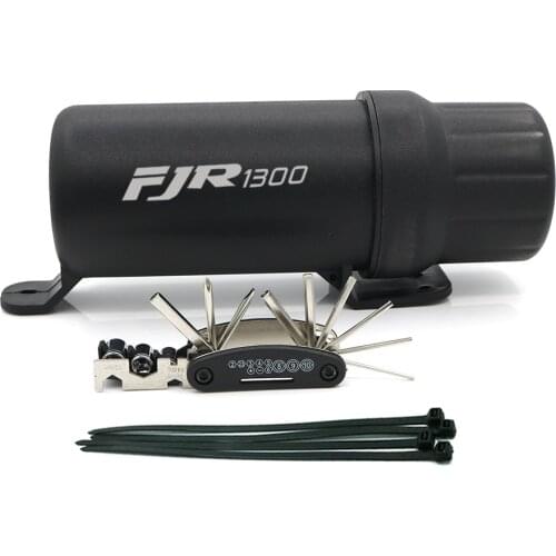 Universal Off-Road For YAMAHA FJR1300 FJR XJR 1300 1200 XJR1200 XJR1300 Waterproof Tube Gloves Storage Box With 1 tool