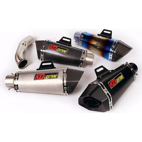For KTM 390 125 250 Duke 2017-2021 Motorcycle Exhaust Pipe Middle Link Pipe Slip On 51mm Mufflers Escape Reserve Catalyst RC390