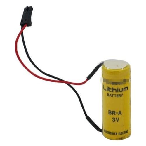 2PCS Brand new original Japan imported BR-A 3V lithium battery PLC battery COMS battery with plug