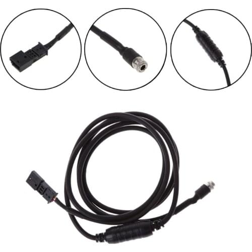 3 Pin 3.5mm Cable Adapter Aux Audio For BMW E39 E46 E53 X5 16:9 CD Player NAVI 3Pin CD Changer Jack Plug