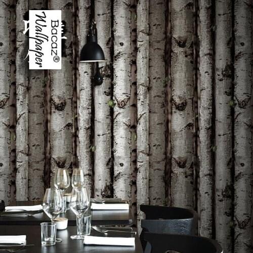 Bark Trees 3d Wood wallpaper Rolls for Coffee Bar Background Bedroom 3d Wall Panels 3d Wall paper 3d Wallcoverings