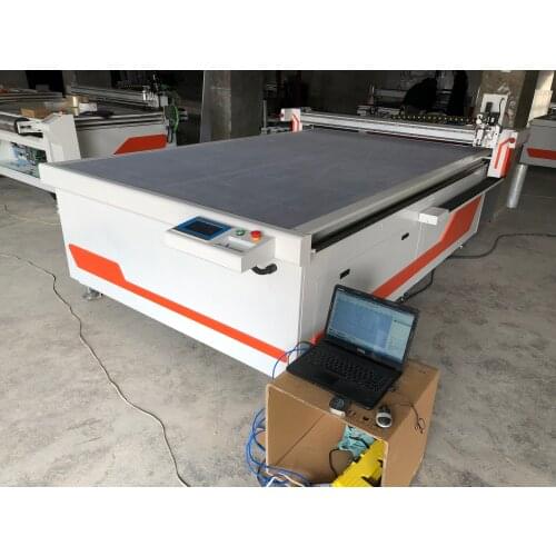 Automatic CNC Oscillating Knife Cutting Machine For Fabric Leather PVC 2315 Vibrating Knife CNC Cutter Machines for sale