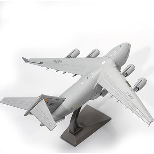 C17 Military Transport Aircraft Simulation Model 27cm Length 1:200 Scale for Ornaments Collection or Airshow