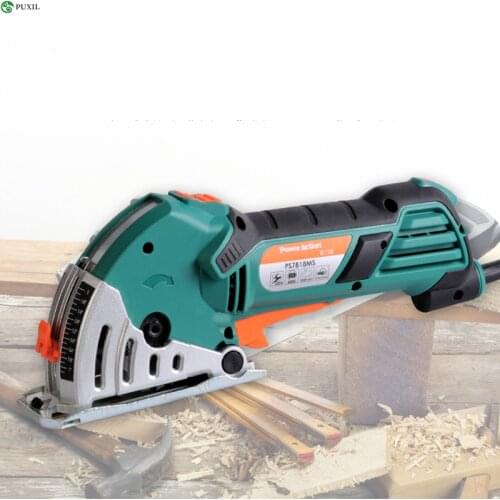 Circular Saw Woodworking Tools Metal Tiles Mini Cutter Electric Rail Household Small Chainsaw Set PS7818MS