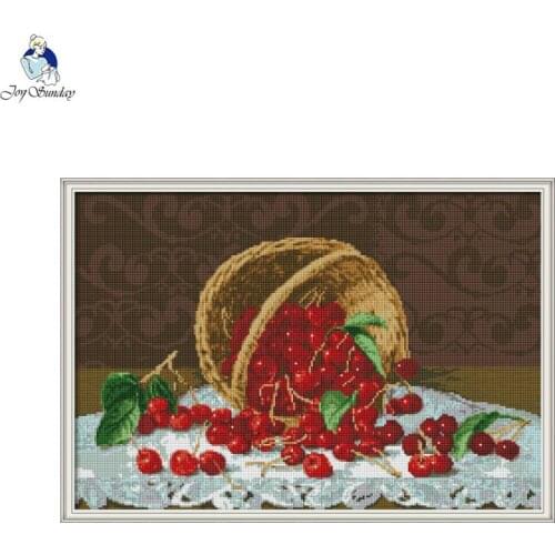 DIY 5D diamond painting kits fresh cherry pattern full round/square drill cross stitch rhinestone embroidery set home decoration