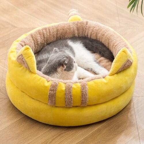 Cat House Beds Pet Cats Sofa Mats Cozy Indoor Kittens Bed Lovely Dog Small Kennel Home Cave Sleeping Cushion House for Dog Cat