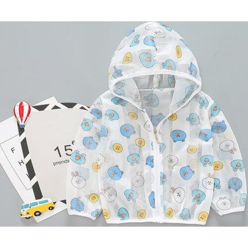 IENENS Kids Baby Coat Boys Girls Jacket Hoodies Sun Protection Clothes Children Boy Hooded Clothing Beach Jackets Coats