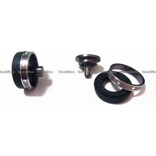 Diamond hole Metal Part + Silica gel End cap set DIY Fishing Rod Repair components