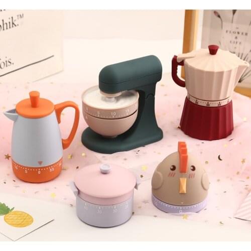 Cartoon Shaped Kitchen Timer Home Kitchen Alarm Clock Countdown Piglet Machinery Electronic Timer Cooking Baking Frying