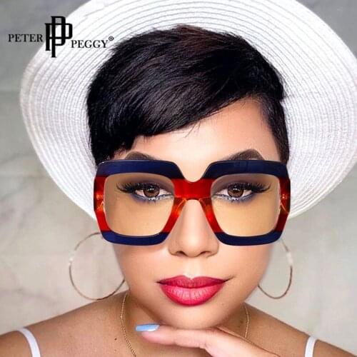 Square Optical Prescription Frame Women Clear Glasses Fashion Luxury Brand designer Vintage Classic Black Glasses Frames For Men