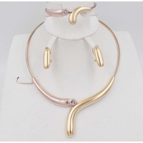 New High Quality Dubai Jewelry ball Set Gold color Nigerian Wedding African Jewelry Sets Parure Bijoux Femme