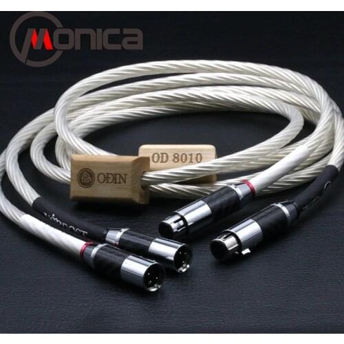 Nordost Odin flagship sterling silver fever audio male and female audio cable XLR balance line carbon fiber rhodium plated plug