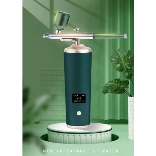 New Oxygen Injection Device Home Handheld Lcd Screen Rechargeable Nano Facial Essence Absorbs Skin Hydrating Moisturizer