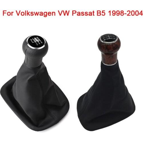 Car Gear Shift Knob Shifter Stick Pen Gaitor Boot for Volkswagen VW Passat B5 1996 1997 1998 1999 2000 2001 2002 2003 2004 2005