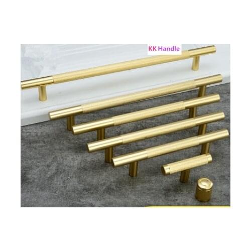 Cabinet handle Knurled texture Wardrobe gold handles Drawer knob Furniture doorknobs Kitchen bathroom cabinet hardware pulls
