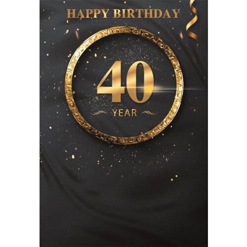 Happy 18 30 40 50th Birthday Party Suit Customized Handsome Mens Birthday Photocall Photo Background Photography Backdrop Photo