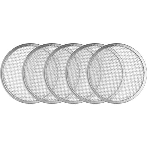 5pcs Stainless Steel Seed Sprouting Mesh Screen Strainer Filter Wide Mouth Mason Canning Jars Sprouting Lid For Seed Germination