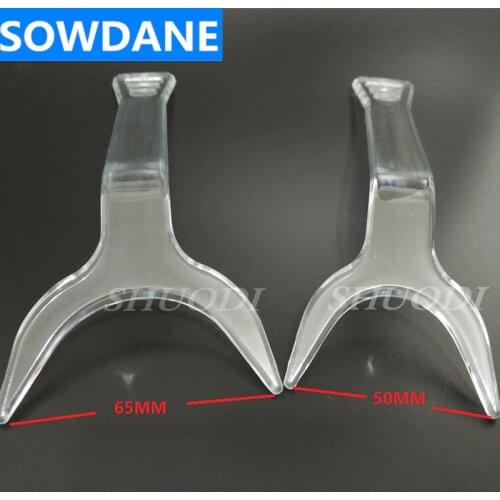 2 Pcs Dental Autoclavable Tongue depressor Mouth Lip Plastic Retractor Intractor Opener Orthodontic Material Tool