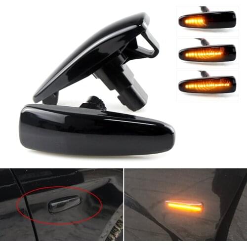 Turn Signal Lamp LED For Mistubishi Outlander Sport Mirage Sport Lancer Evolution X Light Car Dynamic Side Marker Blinker