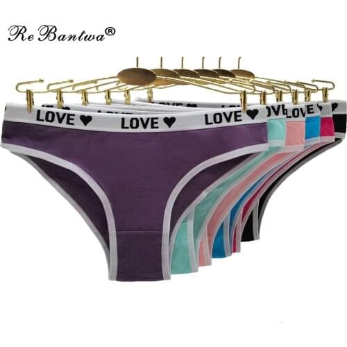 Panties for Woman 10 Pcs Set Cotton Sport Soft Briefs Sexy Fashion knickers Girls Underpants Solid Color Underwear New Lingerie