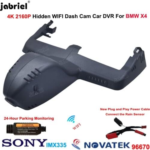 For BMW X4 M F98 2018 2019 2020 2021 2022 for BMW X4 G02 2018 2019 2020 2021 2022 4K Dash Cam Car Dvr Cameras Video Recorder