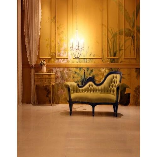 Vintage Living Room Sofa Photography Backdrops Photo Props Studio Background 5x7ft
