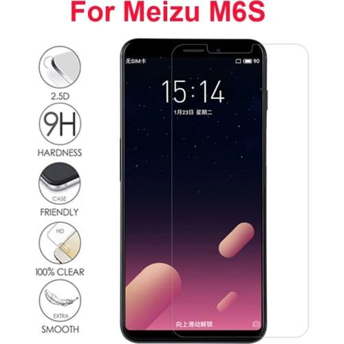 Scratch proof tempered glass For Meizu M6S 64GB Case Glass Screen Protector For meizu m6s mblu s6 Glass Cover mobile phone Film